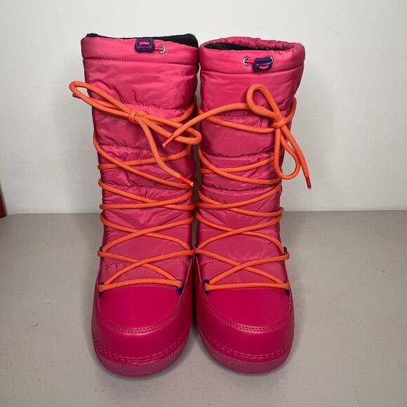 NUIKII x Free People Pink Mountain High Snow Boots Size 40/US 9 - Picture 2 of 7